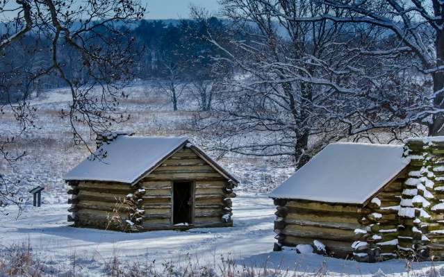Valley Forge Park Winter Huts Header