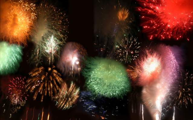 4th of July Fireworks Over Charlotte Harbor