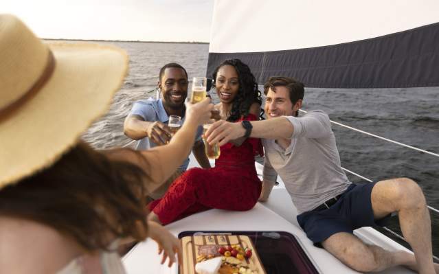 A Toast to Sailing on Charlotte Harbor