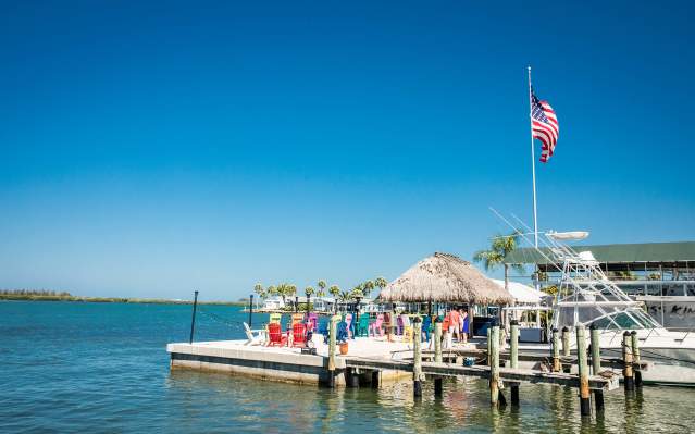 The View from Lighthouse Grill on Stump Pass in Punta Gorda/Englewood Beach