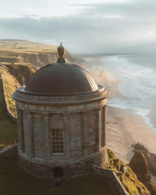 View of the Mussenden Temple, Co Londonderry