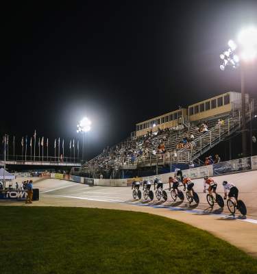 Friday Night Under the Lights racing at Valley Preferred Cycling Center, Lehigh Valley PA