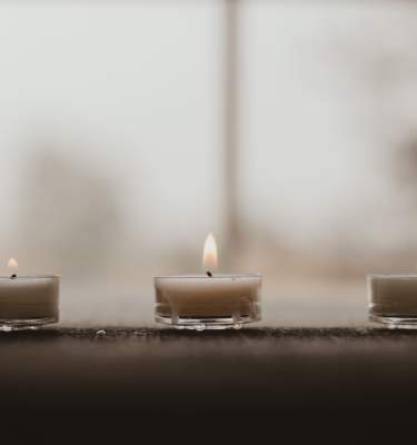 Candles at a spa, Lehigh Valley, Pa
