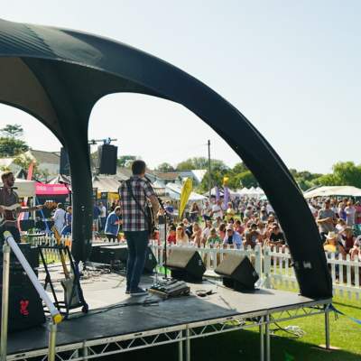 Live music at Lymington Seafood Festival in the New Forest