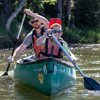 Canoeing on the Beaulieu River with New Forest Activities in the New Forest