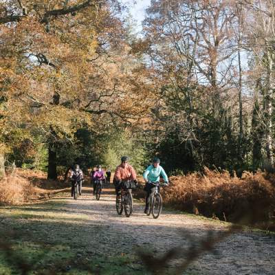 Guided cycling with The New Forest Off Road Club