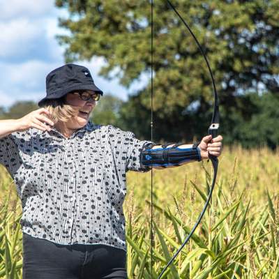 Archery in the sun with New Forest Activities in the New Forest