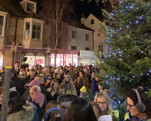 Sidmouth Christmas Lights Switch On
