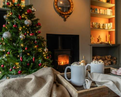 Hot chocolate by the fires with New Forest Cottages in the New Forest