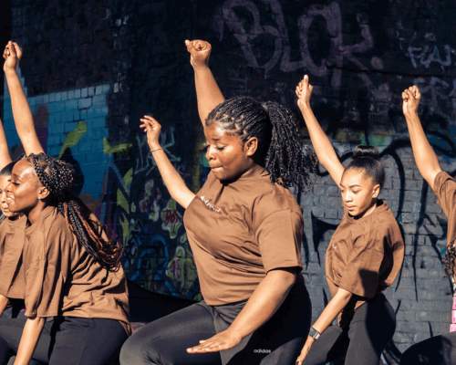 Dancing during Black History Month