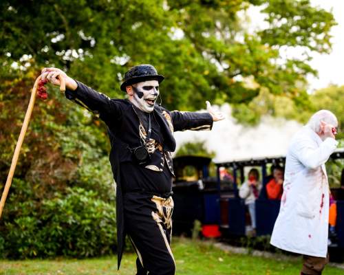 Halloween Train at Exbury Gardens in the New Forest