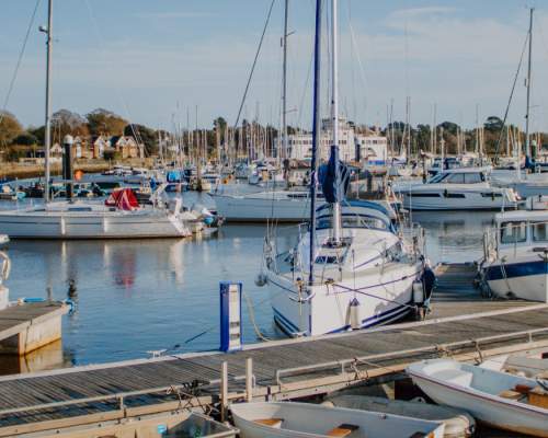 Lymington Quay in the New Forest