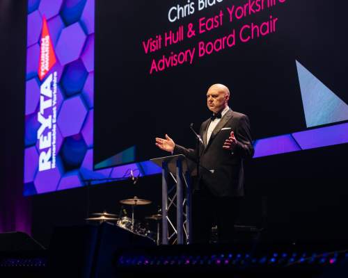 Chris Blacksell, Chair of VHEY, opening last year's REYTAs