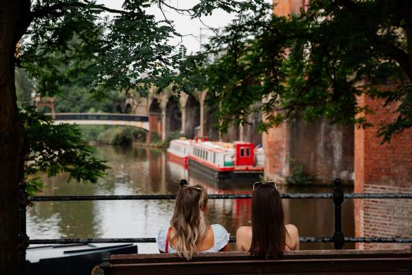 People in Castlefield