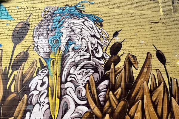 pelican mural