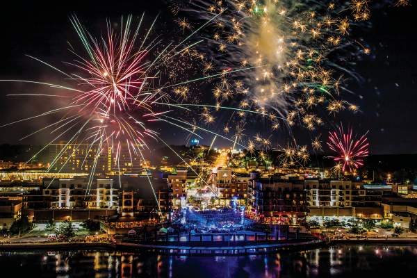 Fireworks Branson Landing July Fourth