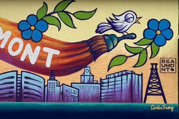 dream bird mural