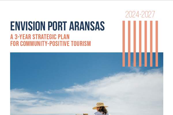 Cover sheet of a document titled "Envision Port Aransas"