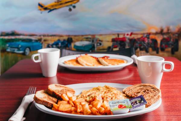 Skyway Cafe Breakfast Mural