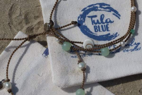Tula Blue x Port A Shell Bracelet