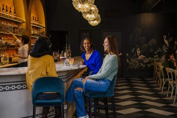 Three women at Ypsi Cocktail Club