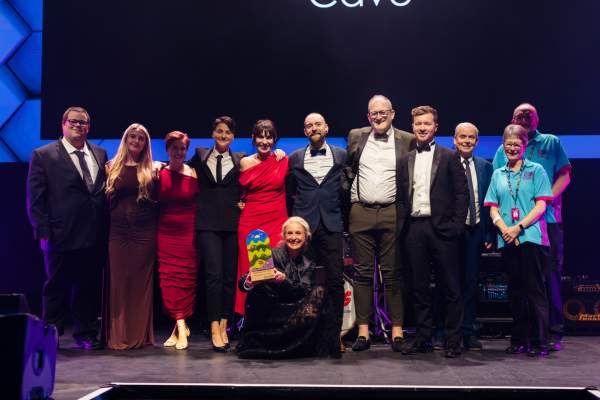 winner group photo of Drewtons Farm shop