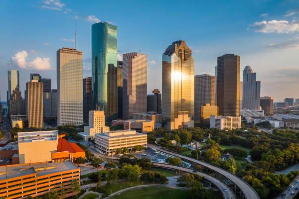 Downtown Skyline Evening