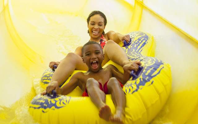 Water Slide at Great Wolf Lodge