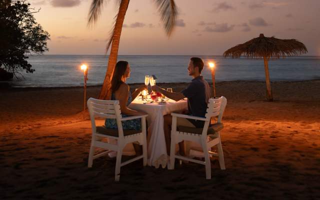 Sunset Dinner at Jamaica Inn - Nick and Madison