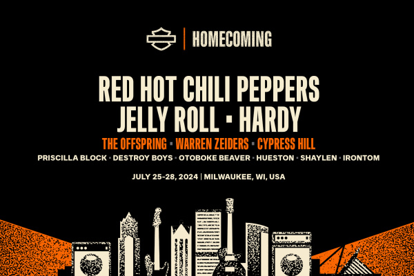 Harley-Davidson Homecoming Festival Announces 2024 Headliners