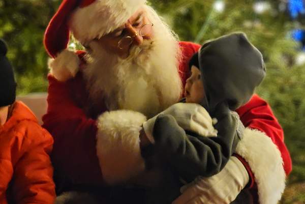 Santa at Grand Lake's Tree Lighting