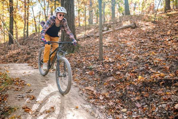 Angie at Constitution Park - Mountain Biking Trails - Cumberland MD