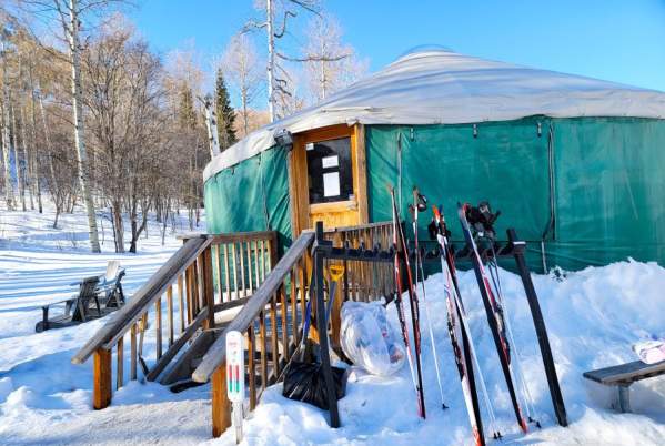 Sundance Nordic Center yurt