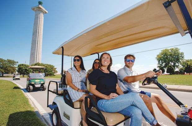 Golf Cart Perrys Monument