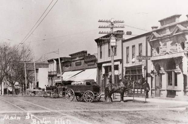 Historical downtown Berlin Heights