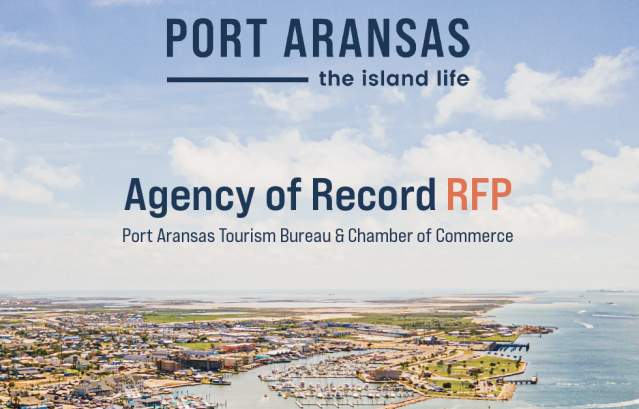 Cover of a PDF document that says Agency of Record RFP