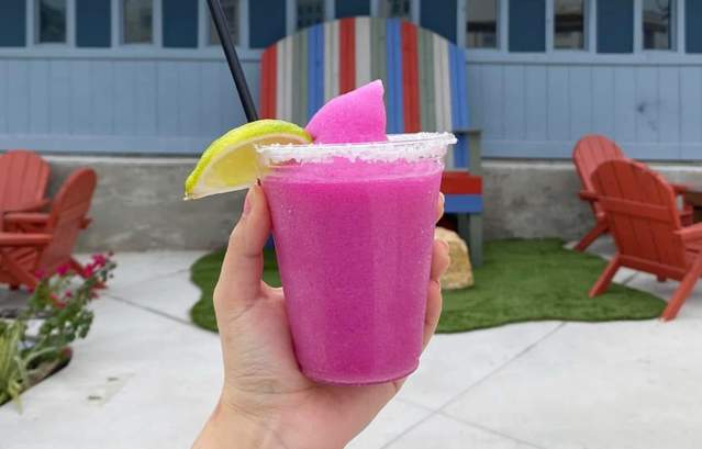 Bier Haus: Prickly pear margarita