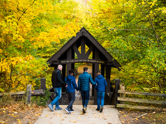 Fall Hiking in Seven Bridges Park