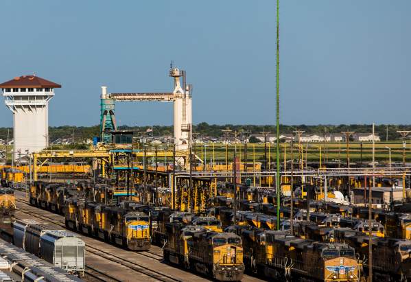 Golden Spike Tower and Bailey Yard