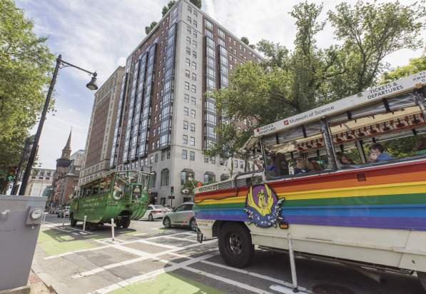 Boston Duck Tours with LGBTQ Pride Wrap