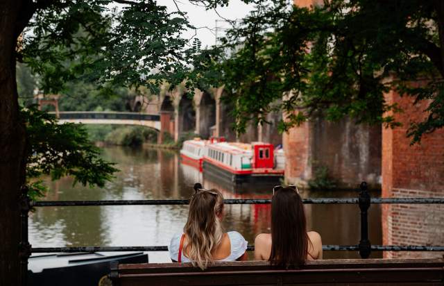 People in Castlefield