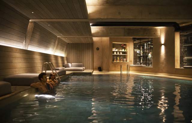 Pool and spa at the Edwardian Manchester