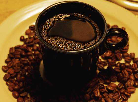 Norman coffee beans shot