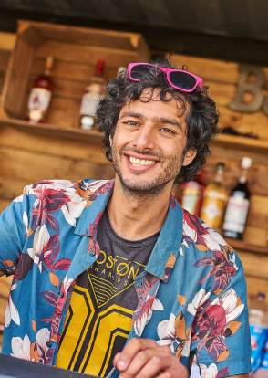 Barman at the Southport Food and Drink Festival