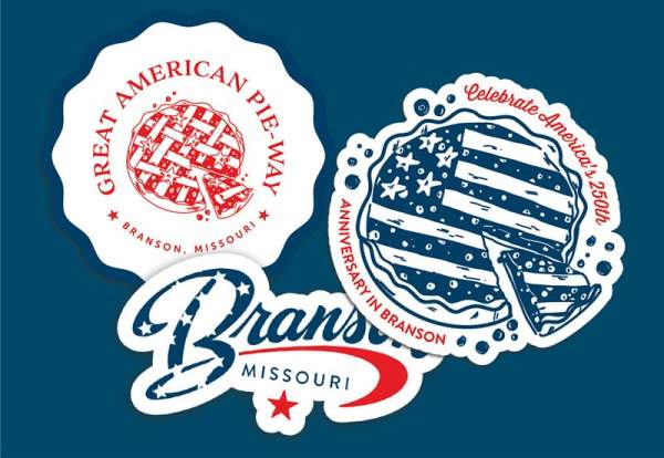 Branson Sticker Pack Pie-Way