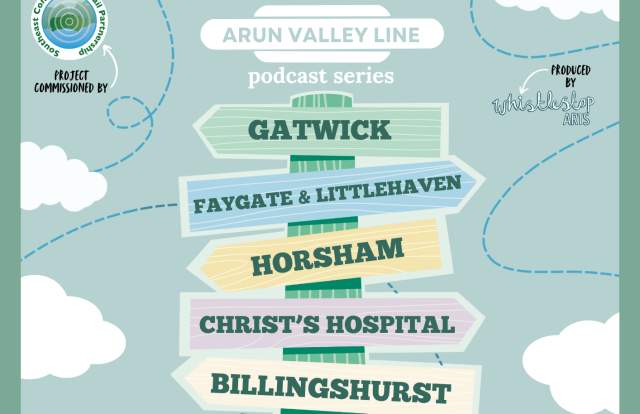 Arun Valley Line Whistlestop Poster
