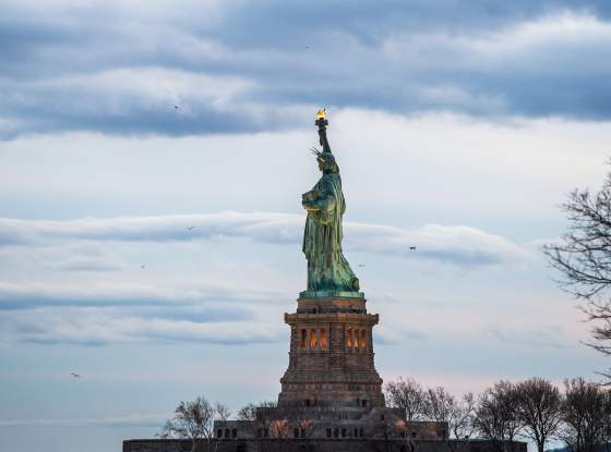 Statue of Liberty in New York Harbor page