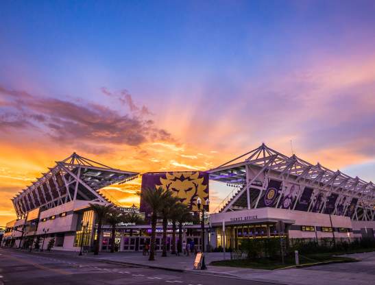 Orlando City Soccer Club stadium entrance