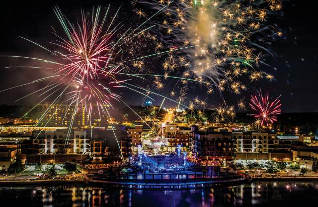 Fireworks Branson Landing July Fourth