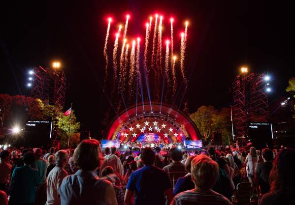 Boston Pops Fireworks over the Hatch Shell
